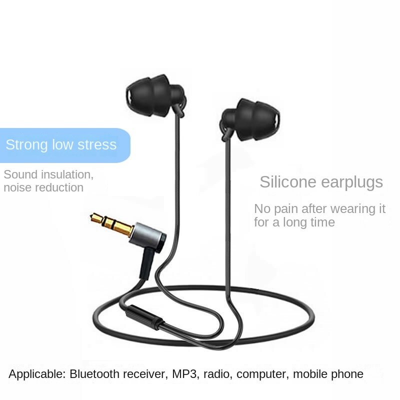 Audio Universal Music - ユニバーサル 3.5 ミリメートル有線ヘッドフォンショートイヤホン HIFI 重低音ヘッドセット音楽イヤホン電話/MP3/Bluetooth オーディオアダプタ