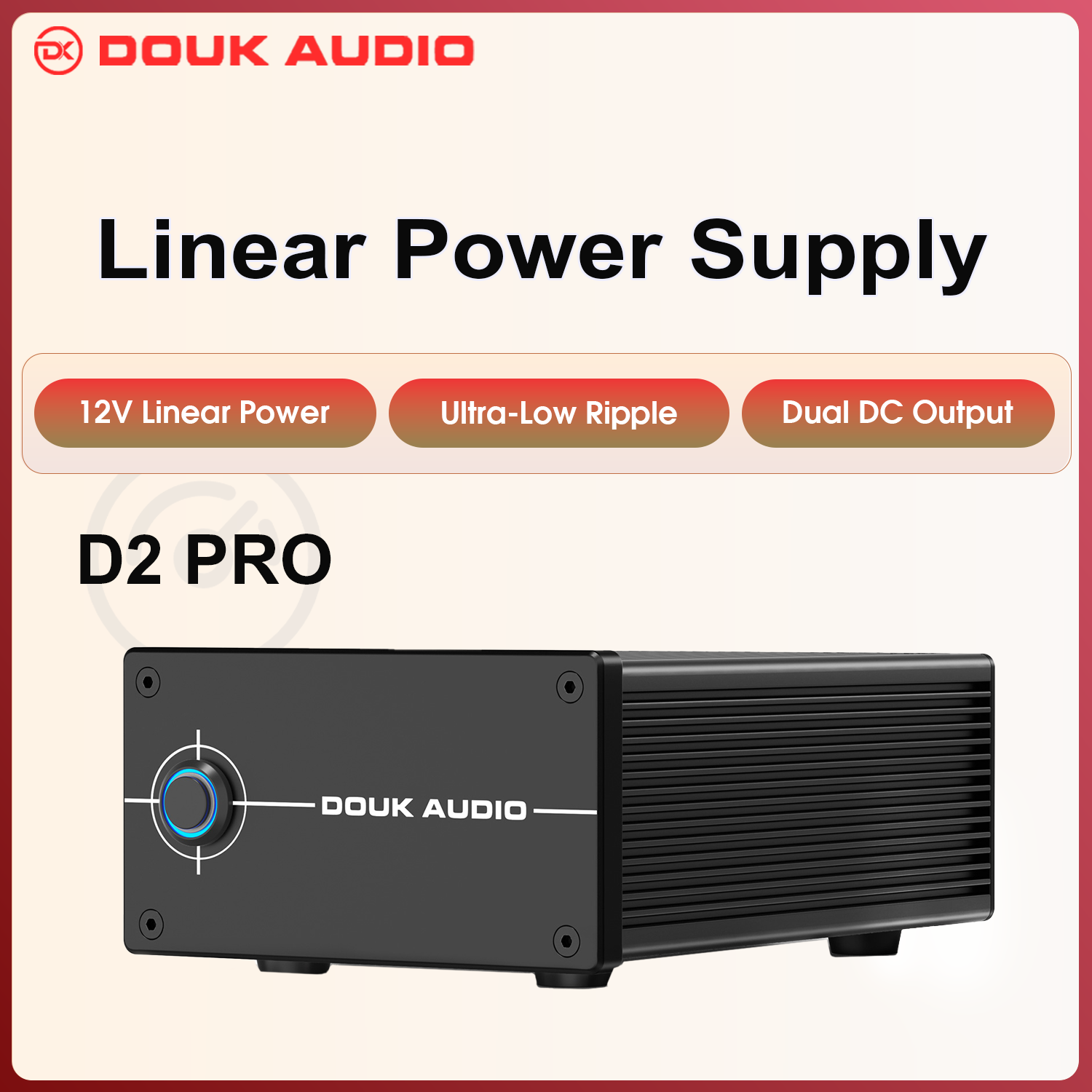 Headphone Amplifier Dac - Douk Audio DC 12V 35W 安定化リニア電源、低ノイズ