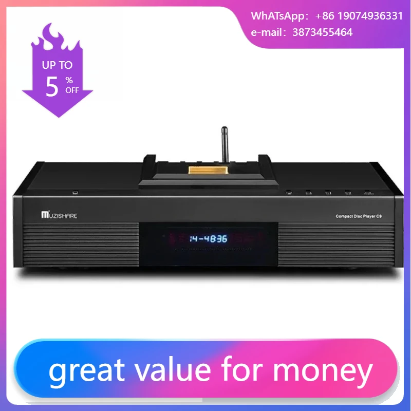 Audio Player With Youtube Music - C9 KSS-213Q プロフェッショナルアドバンスホームCDプレーヤー（電子管式音楽CDプレーヤー搭載）