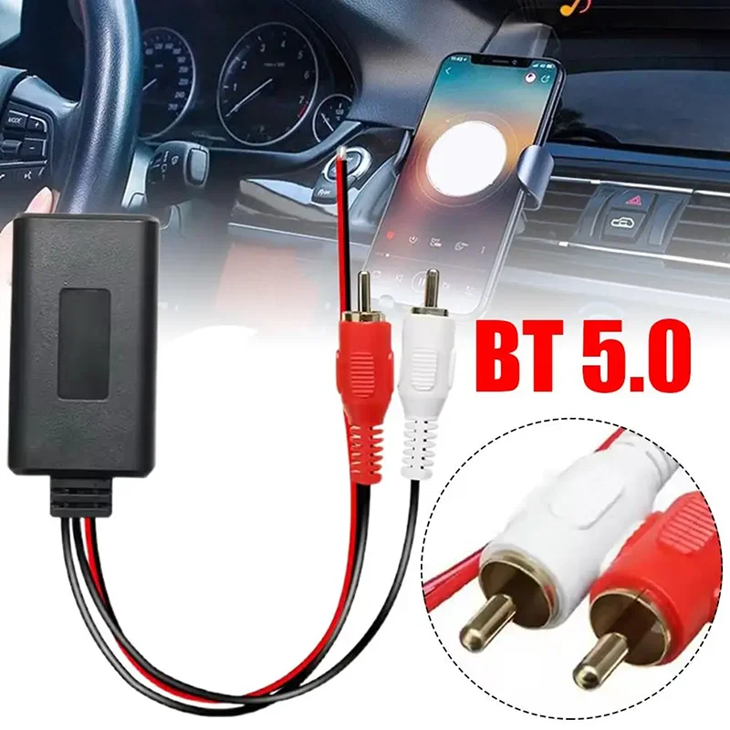 車のワイヤレス 2 RCA Bluetooth レシーバーモ - Audio Music Interface のレビューと価格