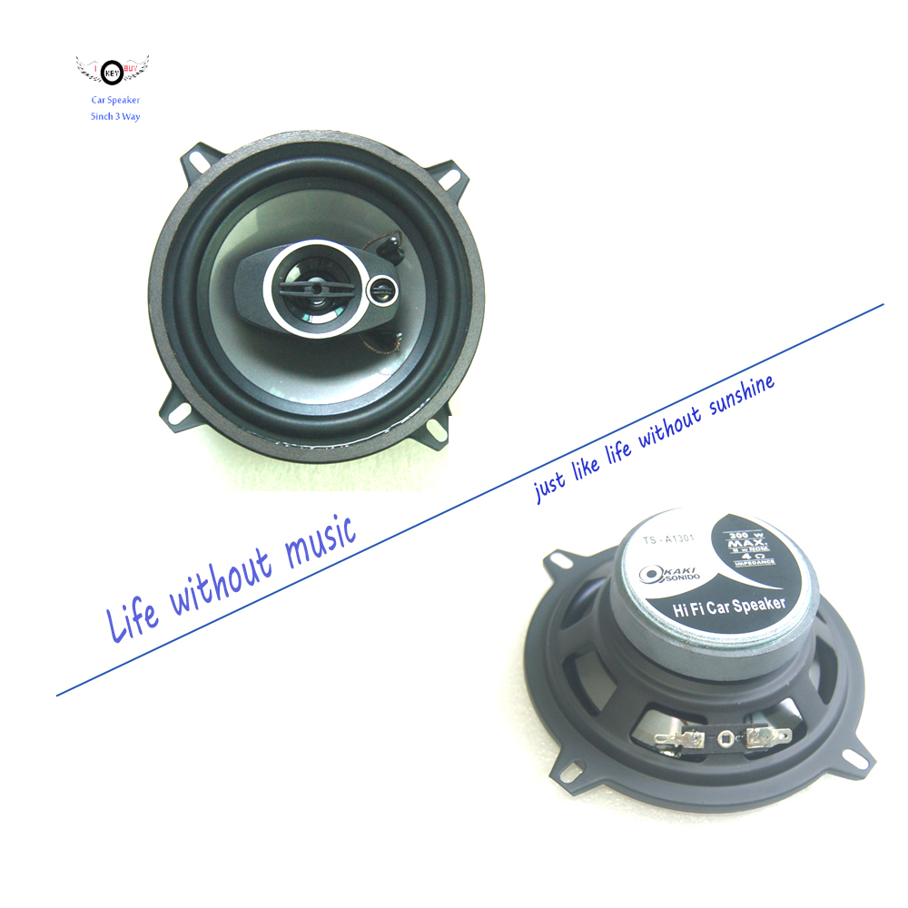 1個 5.25インチ 車載用同軸3ウェイRMS 50W 4オ - Audio Universal Music のレビューと価格