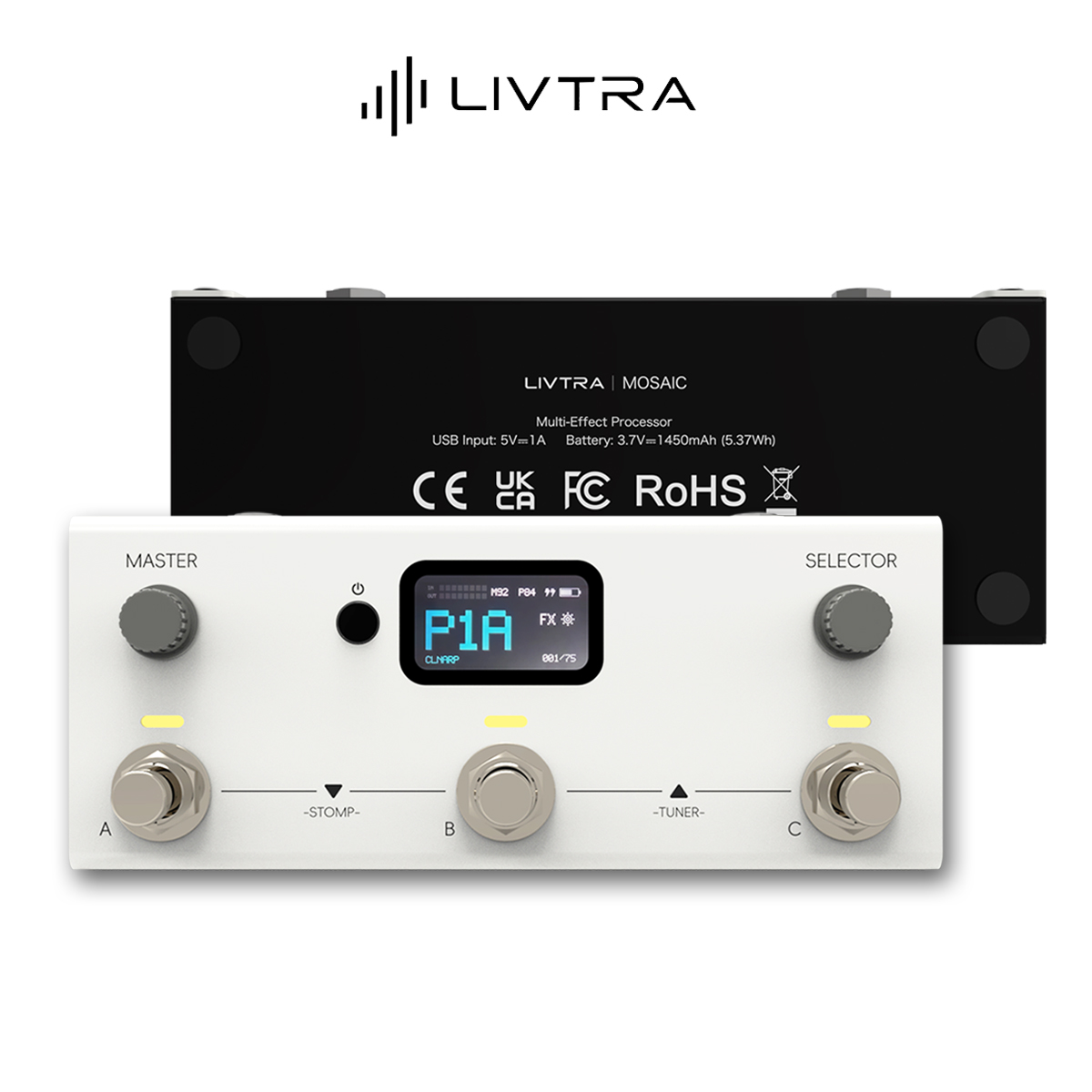LIVTRA MOSAIC オールインワン ギターエフェクト - Audio Music Interface のレビューと価格