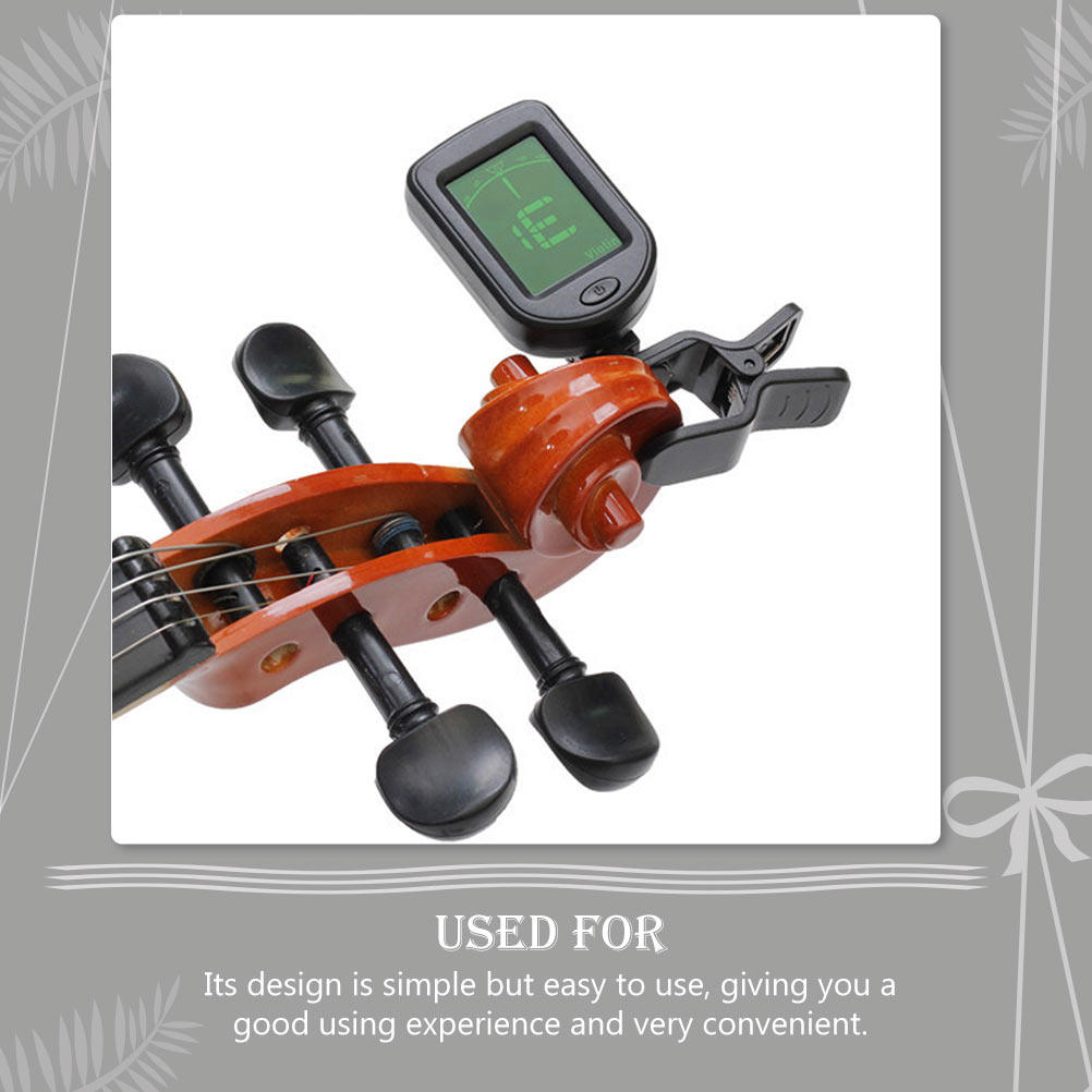 ギター、バイオリン、ウクレレ、ベース用ユニバーサルチューナー - Guitar Tuner Clip のレビューと価格