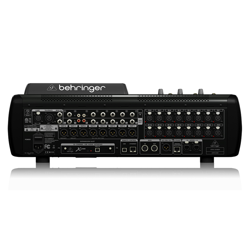 ベリンガー X32 コンパクト 40チャンネル デジタルミキ - Audio Music Live のレビューと価格