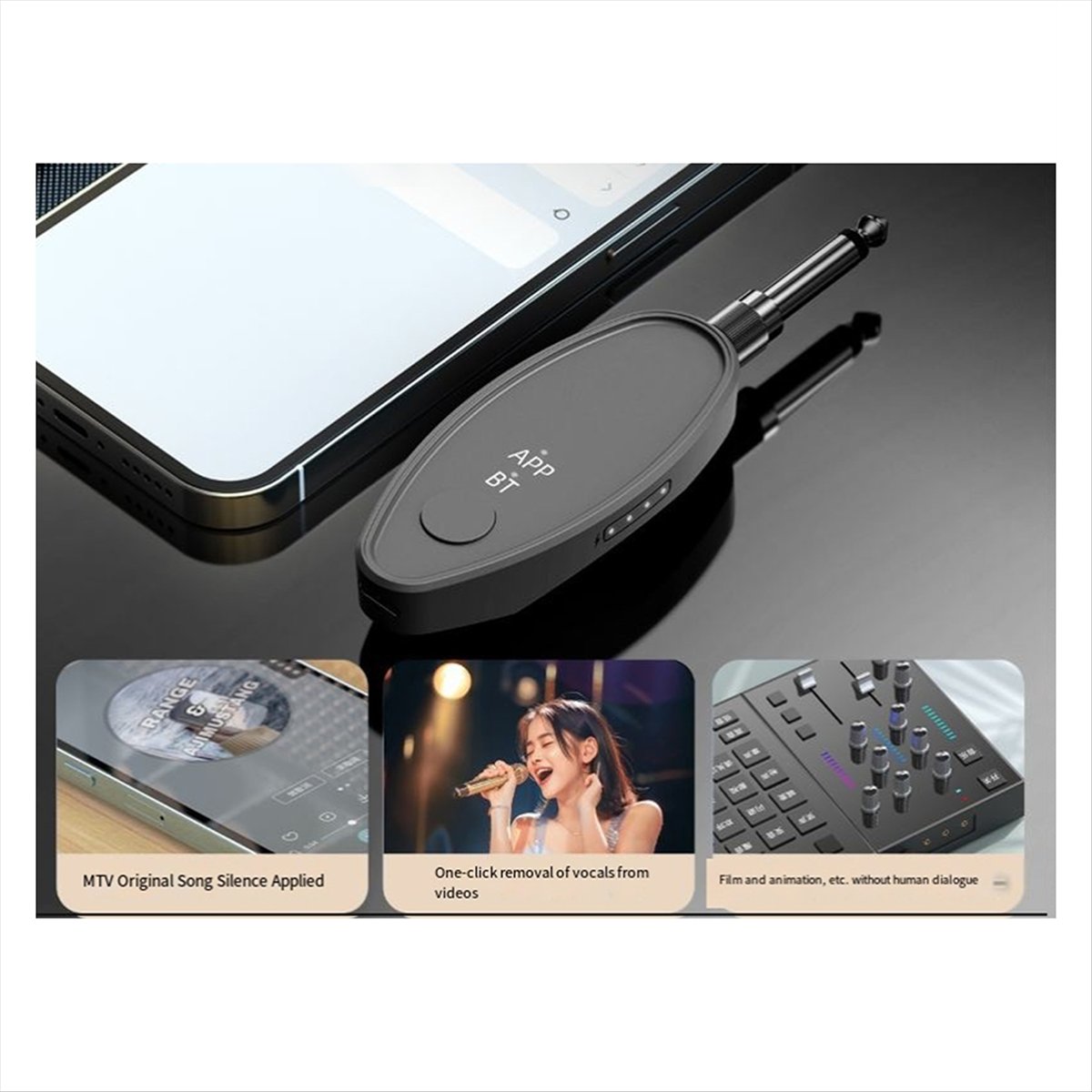 Punctual- オーディオレシーバーアダプター 3.5/ - Audio Music Vocal Remover のレビューと価格