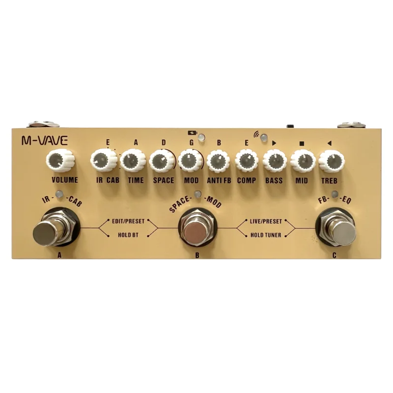 M-vave cube-充電式マルチエフェクトペダル,電気ア - Audio Music Interface のレビューと価格