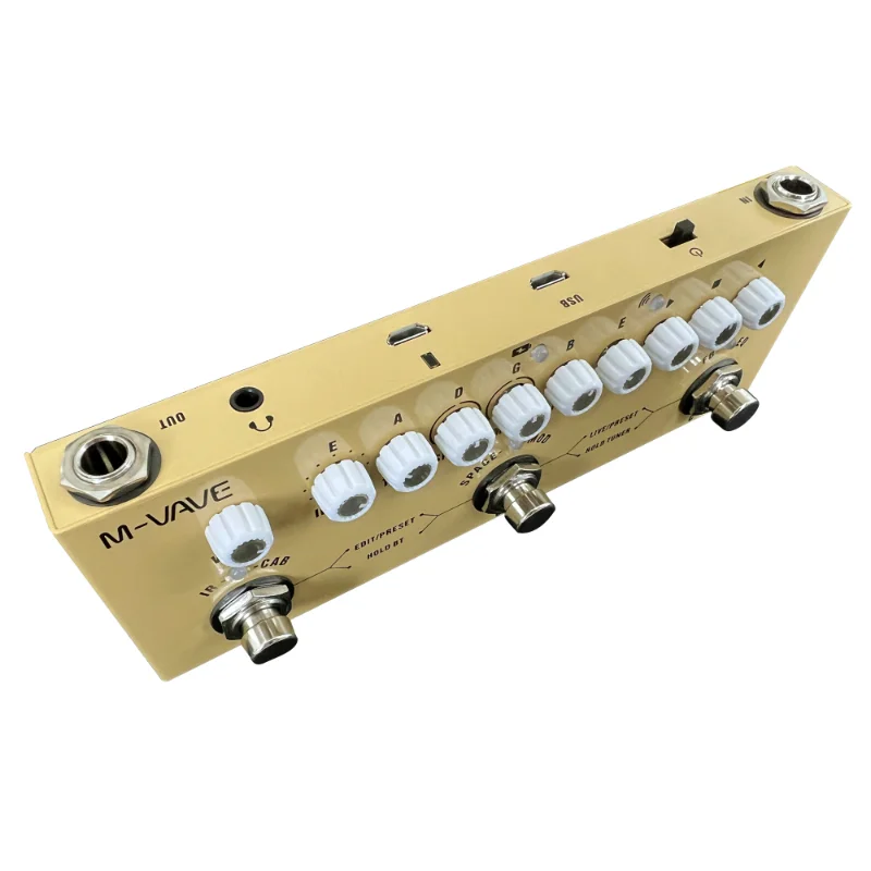 M-vave cube-充電式マルチエフェクトペダル,電気ア - Audio Music Interface のレビューと価格